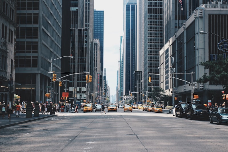 Person moving through a monitored street